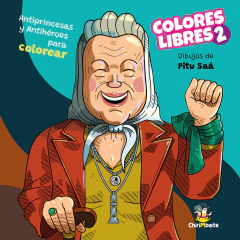 Colores libres 2 Antiprincesas para colorear - comprar online