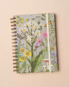 Paisajes Silvestres cuaderno a5 tapa dura anillado - La Livre - Librería de barrio