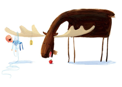 Este alce es mío - Oliver Jeffers - La Livre - Librería de barrio