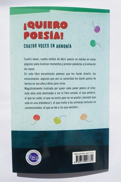 Imagen de ¡Quiero poesía! Cuatro voces en armonía - varios autores