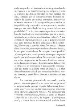 Literatura de izquierda - Damián Tabarovsky - tienda online