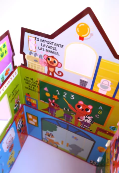 Escuela de animales - Libro desplegable - La Livre - El oficio de las palabras