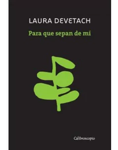 Para que sepan de mí