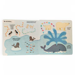 ALETAS, GARRAS Y PATAS - Libro con texturas - La Livre - El oficio de las palabras