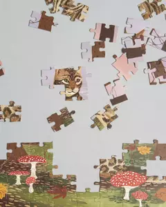 Rompecabezas gato en el bosque - Colección Animales de la Patagonia - La Livre - Librería de barrio