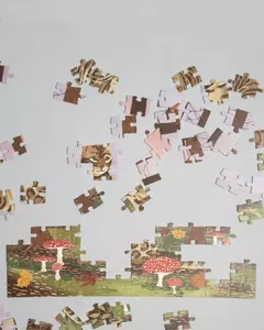 Rompecabezas gato en el bosque - Colección Animales de la Patagonia - tienda online