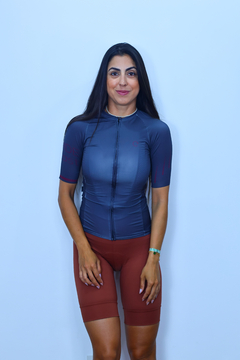Bretelle PRO RACE ITALY BROWN - Feminino com abertura para xixi