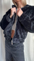 CAMPERA FUR NEGRO