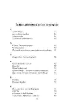 Diccionario de Psicopedagogía. Una introducción a los conceptos de las ‘prácticas del conocimiento’ psicopedagógico en internet