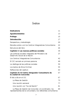 LA COMUNIDAD EN LAS POLÍTICAS DE DESARROLLO SOCIAL na internet