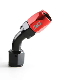 Conexão 10an 45° Preto e Vermelho