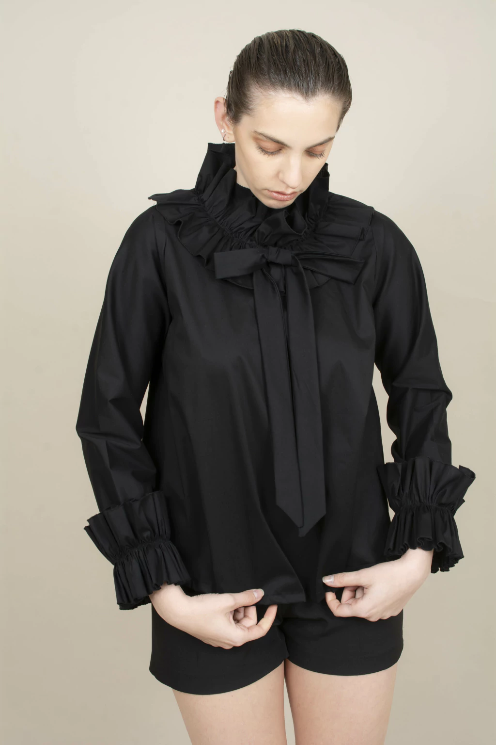 BLUSA TOSCANA - NEGRO