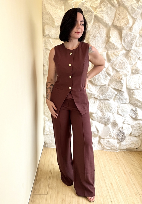 cjt colete alongado - comprar online