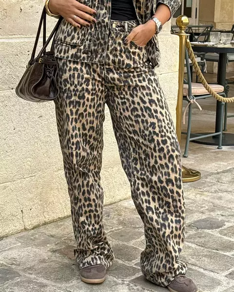 calça jeans onça - comprar online