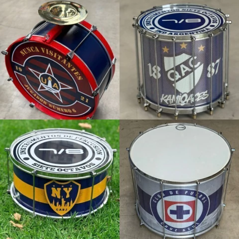 COMBO MURGA CON PLATILLO, SURDO, REDOBLANTE Y REPIQUE PERSONALIZADOS