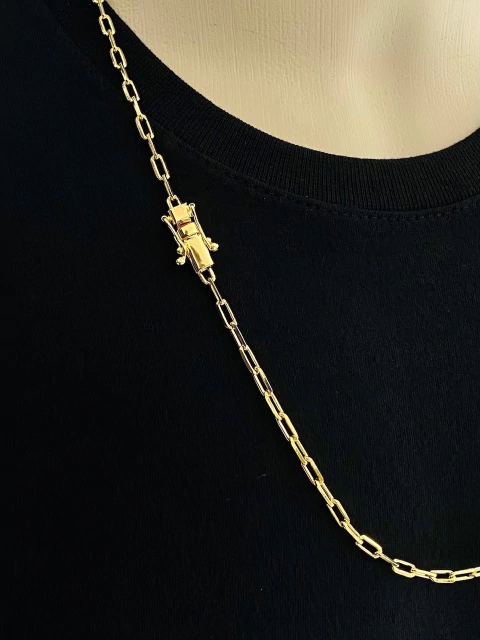 Corrente Cadeado Longo - Trava Dupla - 70 cm - 13,0 g - 3 mm