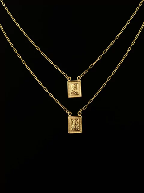 Escapulário Tradicional Placa P - 70 cm