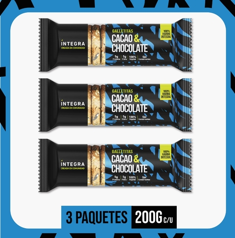 Combo 3 Galletitas Cacao & Chocolate - comprar online