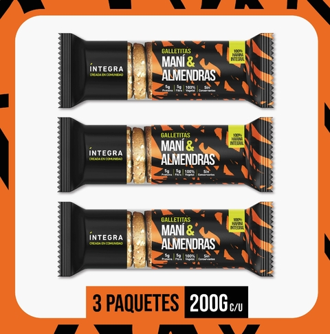 Combo 3 Galletitas Maní & Almendras - comprar online