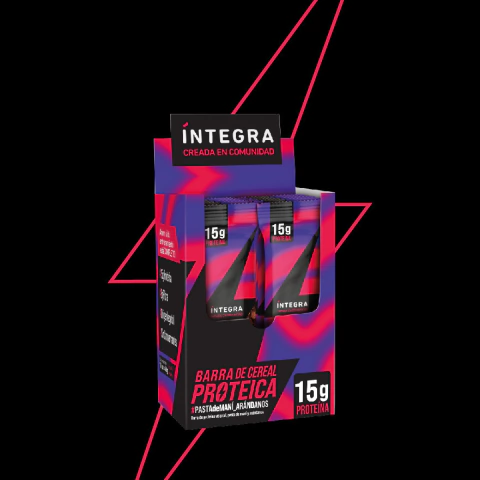 10 Barras Proteicas Pasta de Maní y Arándanos