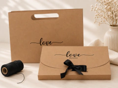 Caixa laço para Foto 15x21 com Sacola Personalizada