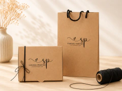 Case para foto 10x15 com sacola personalizada