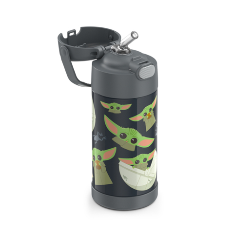 Garrafa Termica Thermos Funtainer Yoda Star Wars Guerra nas Estrelas 350ml