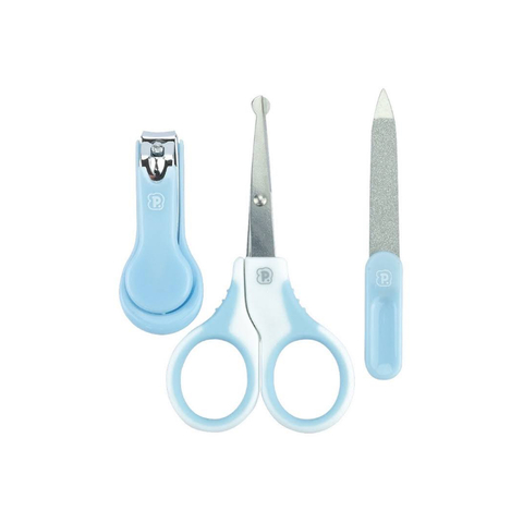 Kit higiene infantil 3 peças azul – Pimpolho