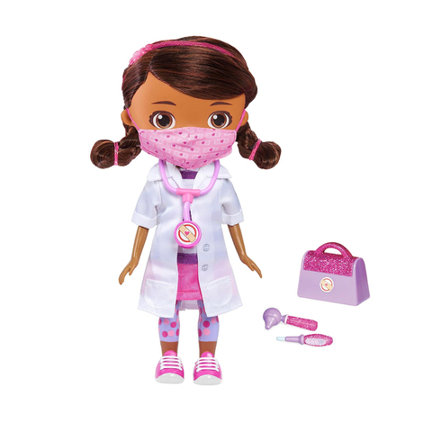 Boneca Doutora Brinquedos C/ Mascara Maleta Som Ingles 29cm