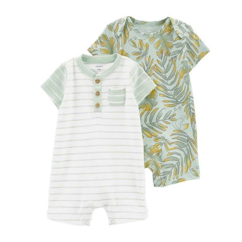 KIT 2 MACACÕES ROMPERS CARTER'S - TUCANO - MENINO