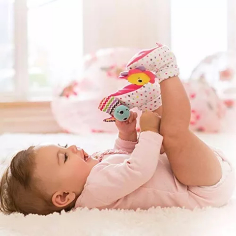 Meia com chocalho Infantino