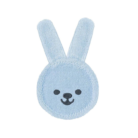 Luva para Cuidado Oral do Bebê (Oral Care Rabbit) 0+meses Azul - MAM