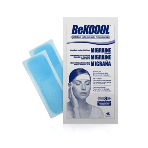 Folhas Gel Para Febre Ou Enxaqueca - Be Koool