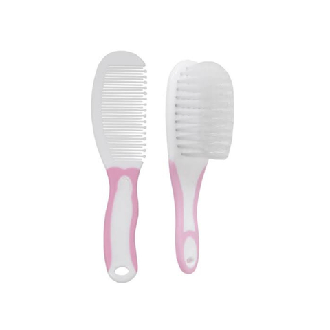 Conjunto Escova e Pente para Cabelo Buba - Rosa