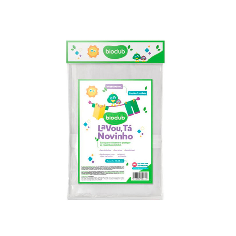 Saco de Lavar Roupas - Lavou Tá Novinho Bioclub®