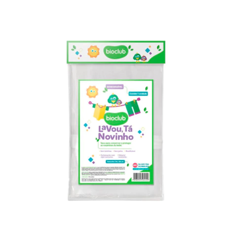 Saco de Lavar Roupas - Lavou Tá Novinho Bioclub®