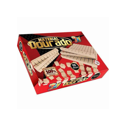 Material Dourado em Madeira C/111 Peças