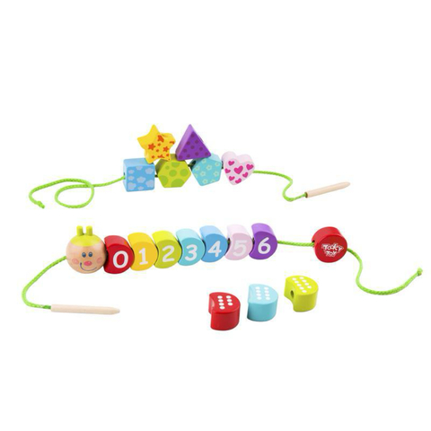 Blocos de Laço - Lagarta (Números e Formas)