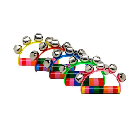 Instrumento Madeira Chocalho com Guizos - Toy Mix