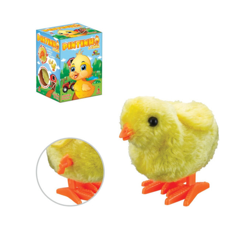 Brinquedo Para Bebe Animal Pintinho A Corda