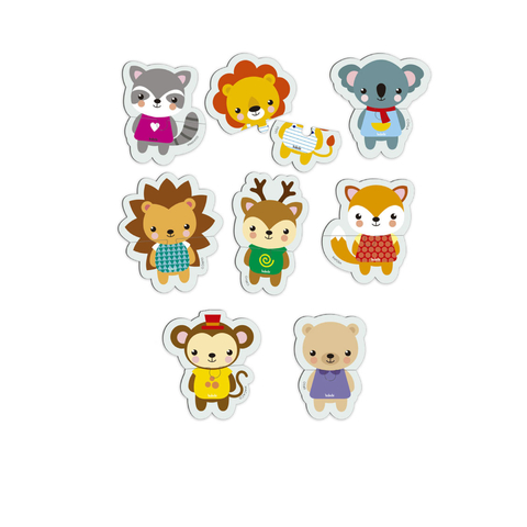 Quebra-Cabeça 2 partes Animais da Floresta