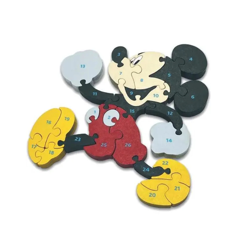 Quebra Cabeça Alfanumérico Mickey - Toy Mix
