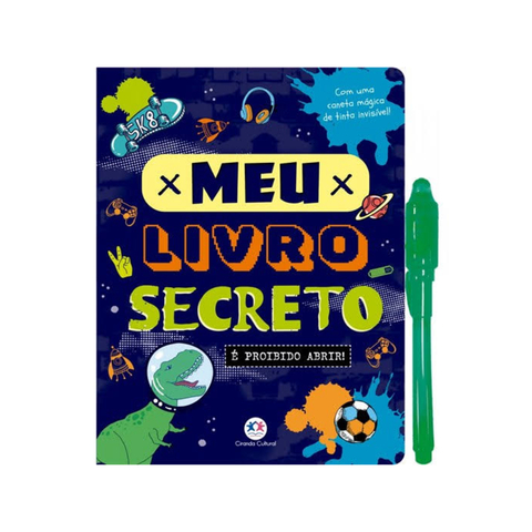 Diário infantil, Meu livro secreto, Proibido abrir, Ciranda Cultural