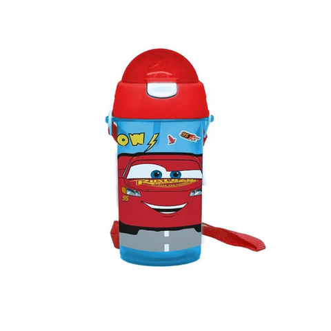 Garrafa Plastica CARS Retratil 500ML