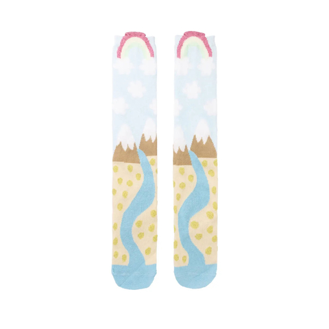 Meia 3/4 divertida lúdica 31-34 feminino Pimpolho - comprar online