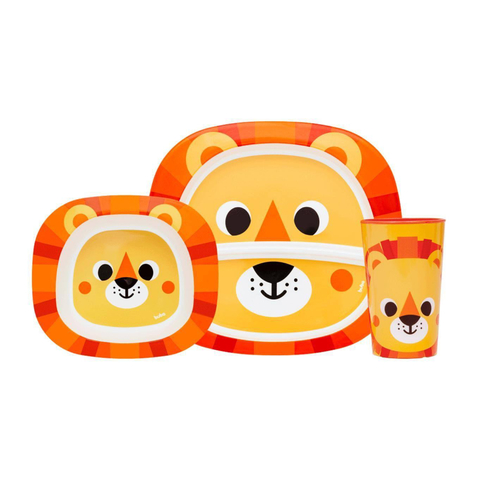 Kit Refeição p/ Bebê Bubazoo Prato Tigela Bowl Copo BLW Buba