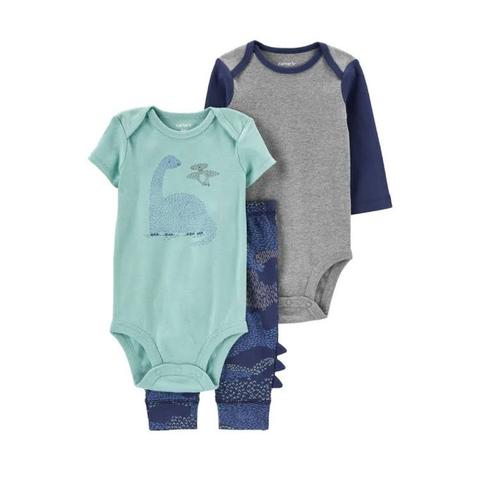 CONJUNTO 3 PEÇAS CARTER'S - DINO