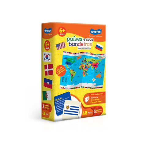Jogo paises E suas bandeiras toyster