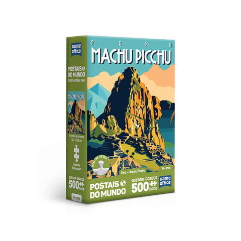 Postais Do Mundo – Peru – Machu Picchu – Quebra-Cabeça 500 Peças Nano