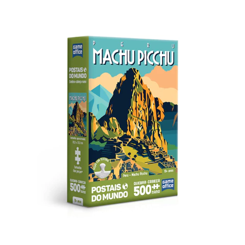 Postais Do Mundo – Peru – Machu Picchu – Quebra-Cabeça 500 Peças Nano